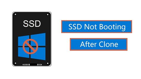 windows 10 clone to ssd will not boot|make ssd bootable after cloning.